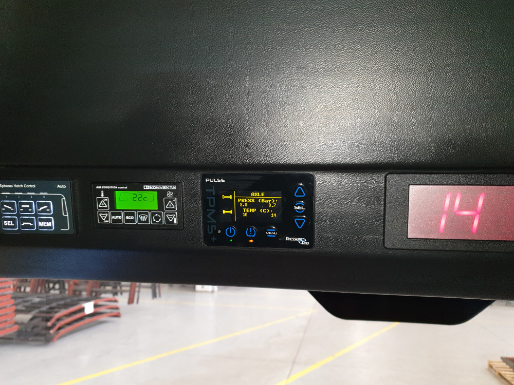 Vgradnja TPMS na tovorno vozilo